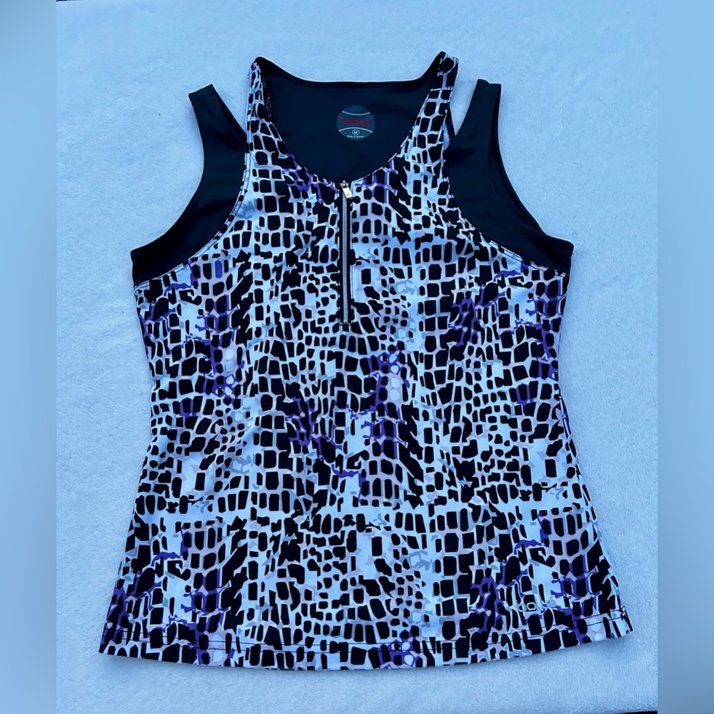 Bolle Women’s Gianna 1/4 Zip Tank Top Shirt Sz. Medium